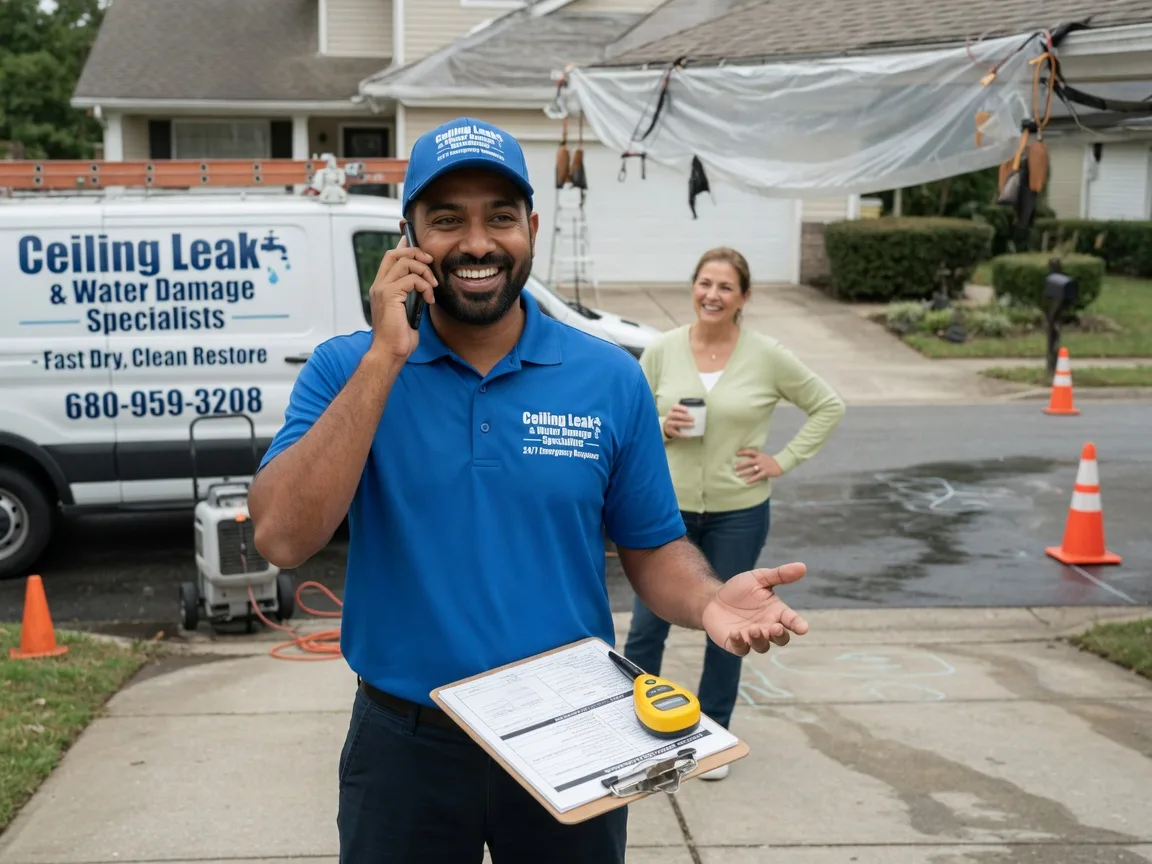 Ceiling Leak Cleanup Bascom, FL FAQs